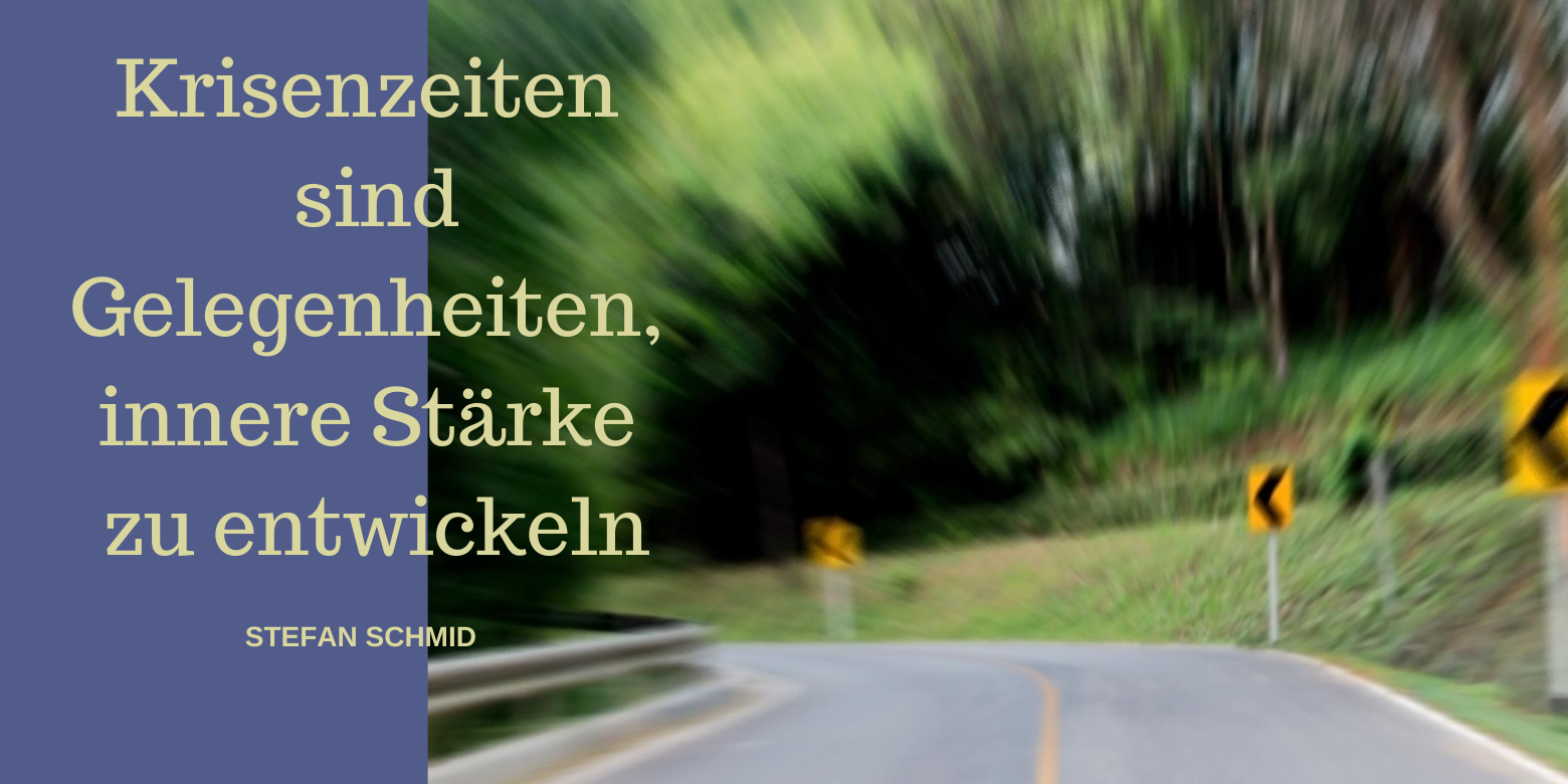 Krisenzeiten sind Gelegenheiten, innere Stärke zu entwickeln(2) Resilienz